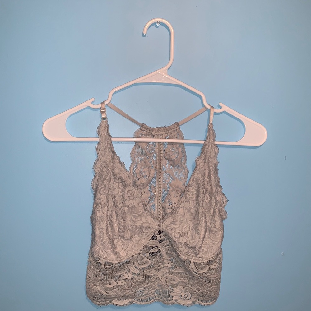 Light Grey Lace Daytrip Bralette